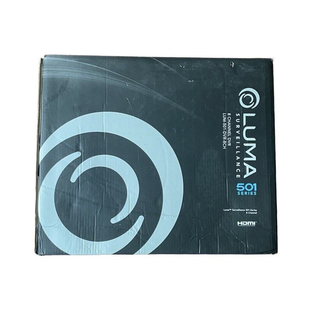 LUMA LUM-501-DVR-8CH Surveillance Recorder 8 Channel 501 Series NEW OPEN BOX